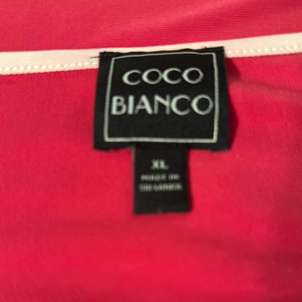 Coco Bianco Pink Asymmetrical Ruffled Blouse - Picture 8 of 8
